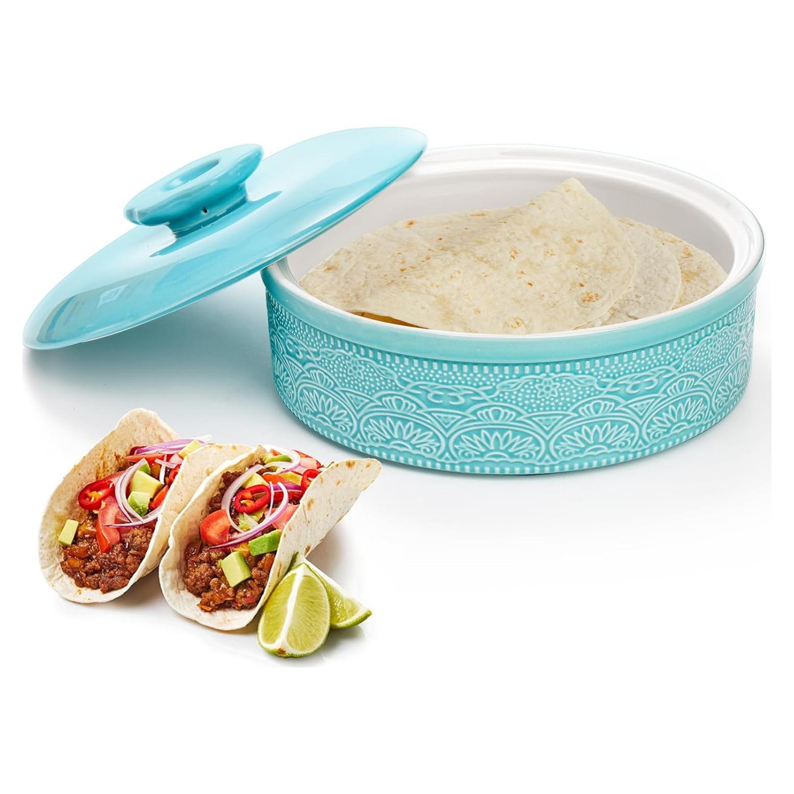 Calentador de Tortillas Cerámica Noamus 21.6 cm Apto Microondas