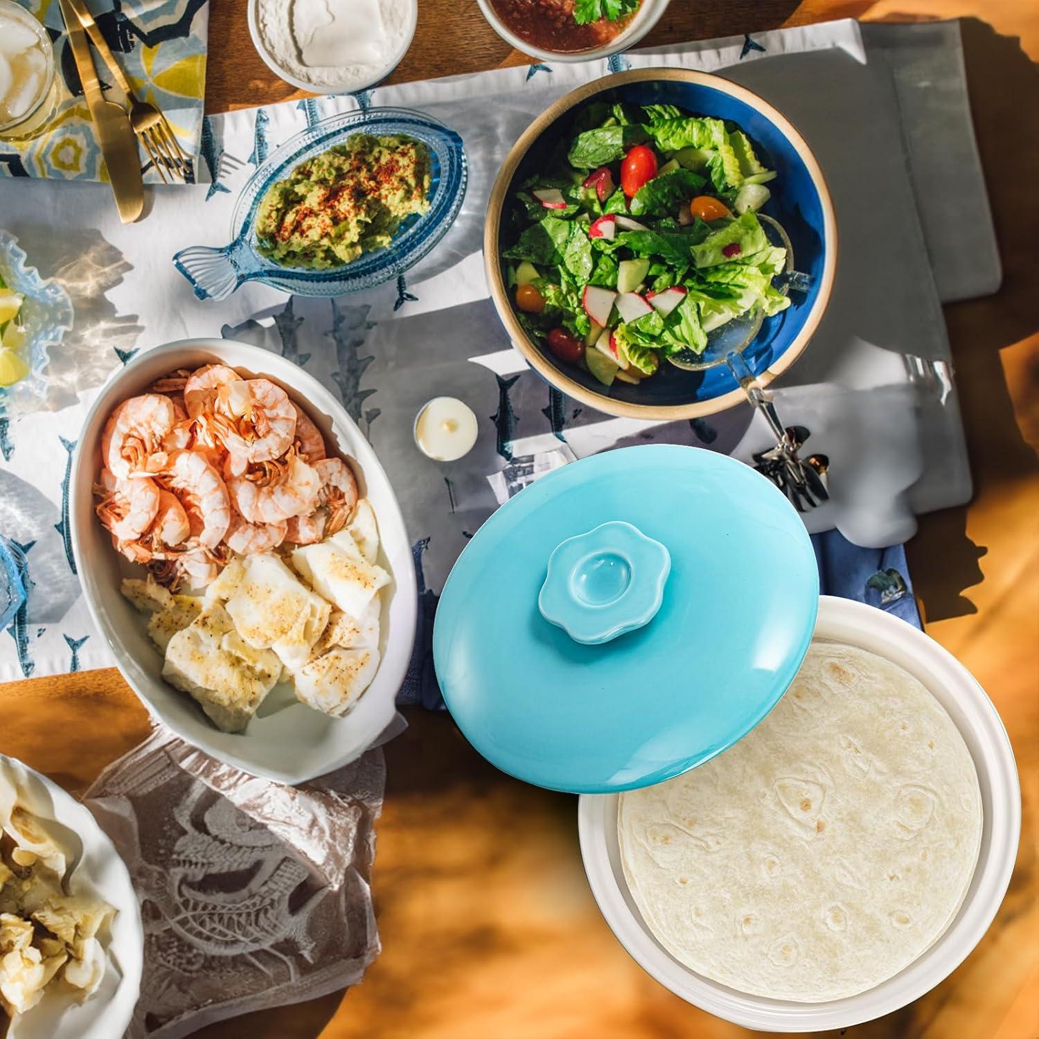 Calentador de Tortillas Cerámica Noamus 21.6 cm Apto Microondas