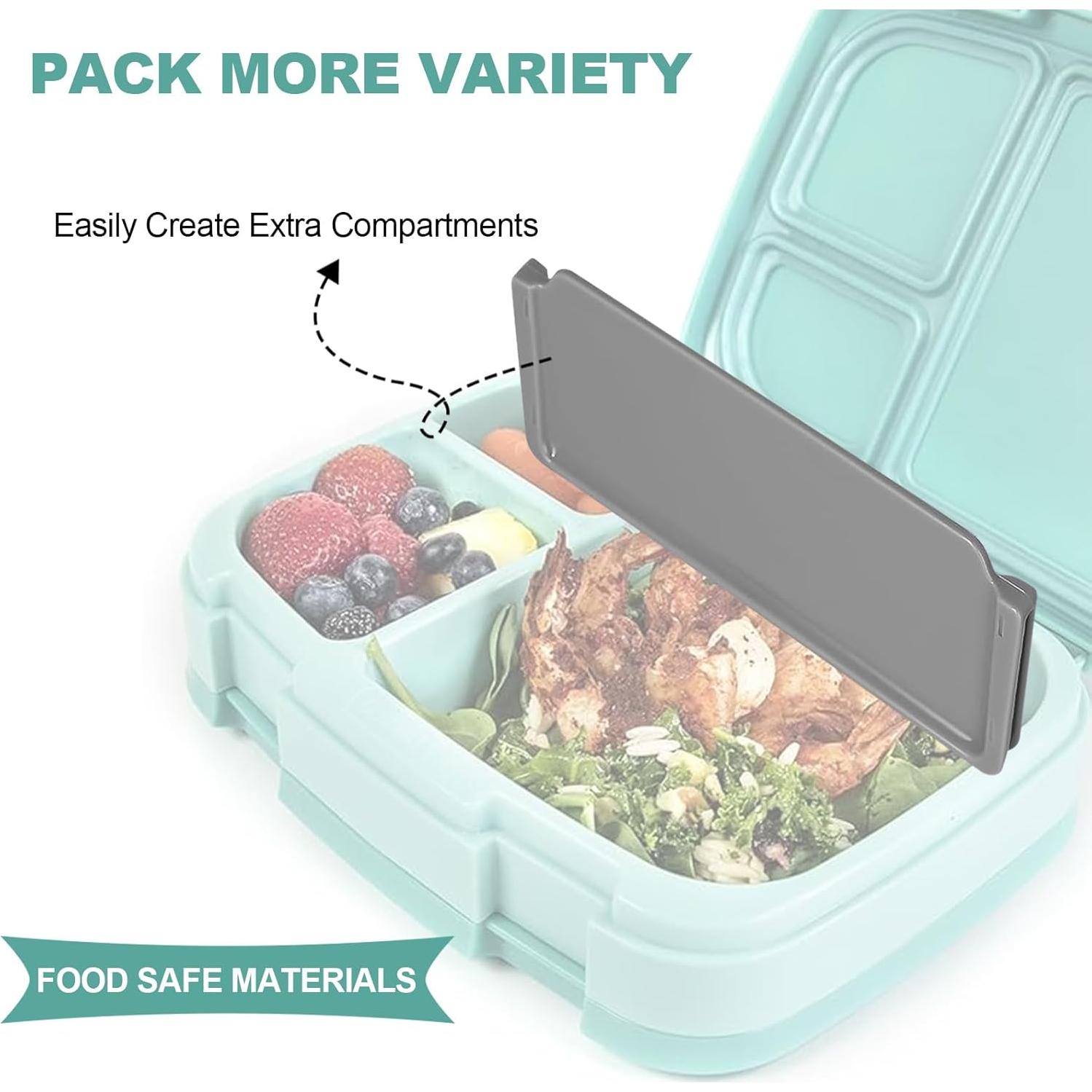 Divisor de caja de almuerzo Bentgo Modern - 3 piezas gris