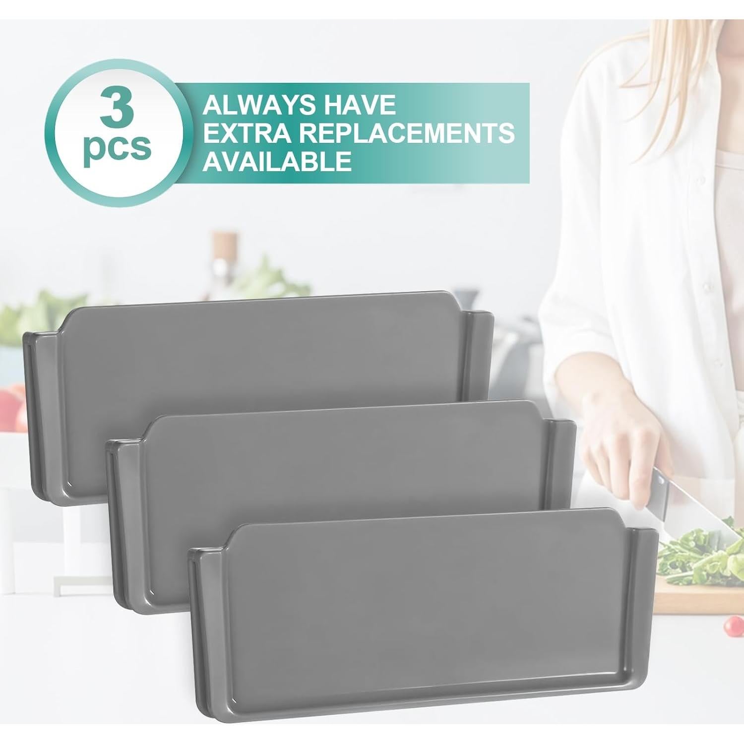 Divisor de caja de almuerzo Bentgo Modern - 3 piezas gris