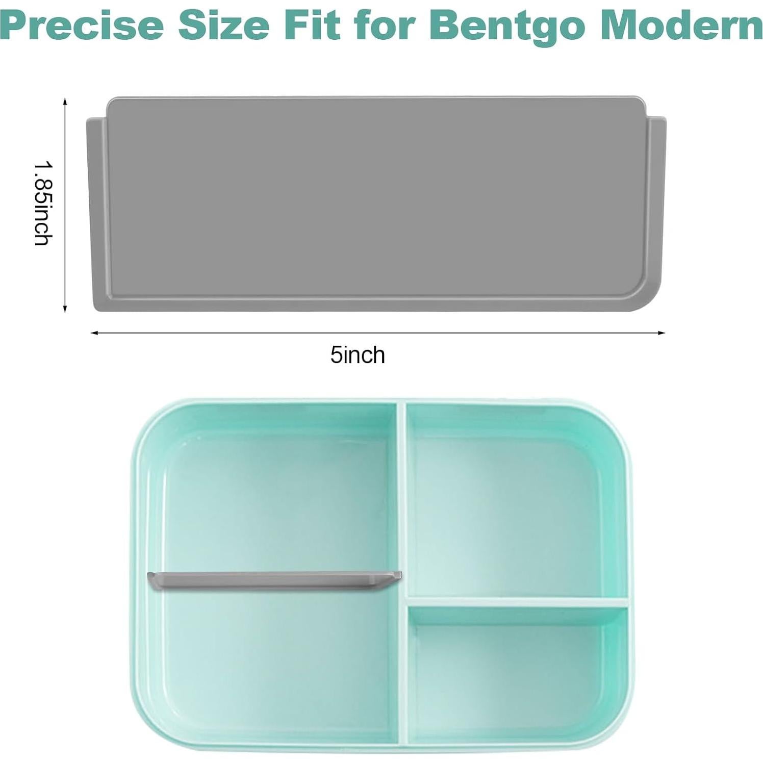 Divisor de caja de almuerzo Bentgo Modern - 3 piezas gris