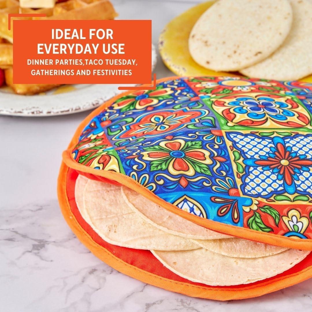 Calentador de Tortillas IMUSA 30.48 cm Talavera Microondas