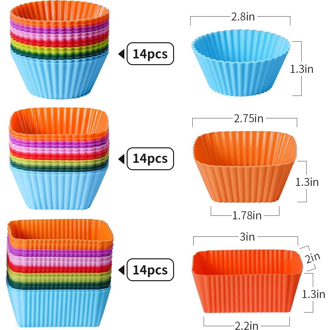 Caja Bento de Silicona Doiaz con 42 Divisores Multicolor