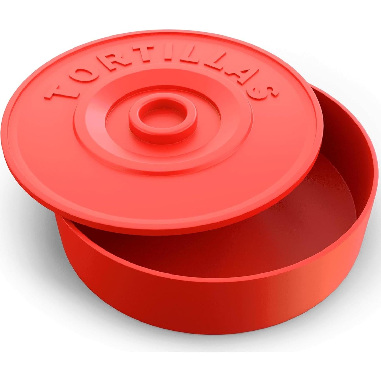 Calentador de Tortillas Rojo A TODA LECHE 21.6 cm Microondas