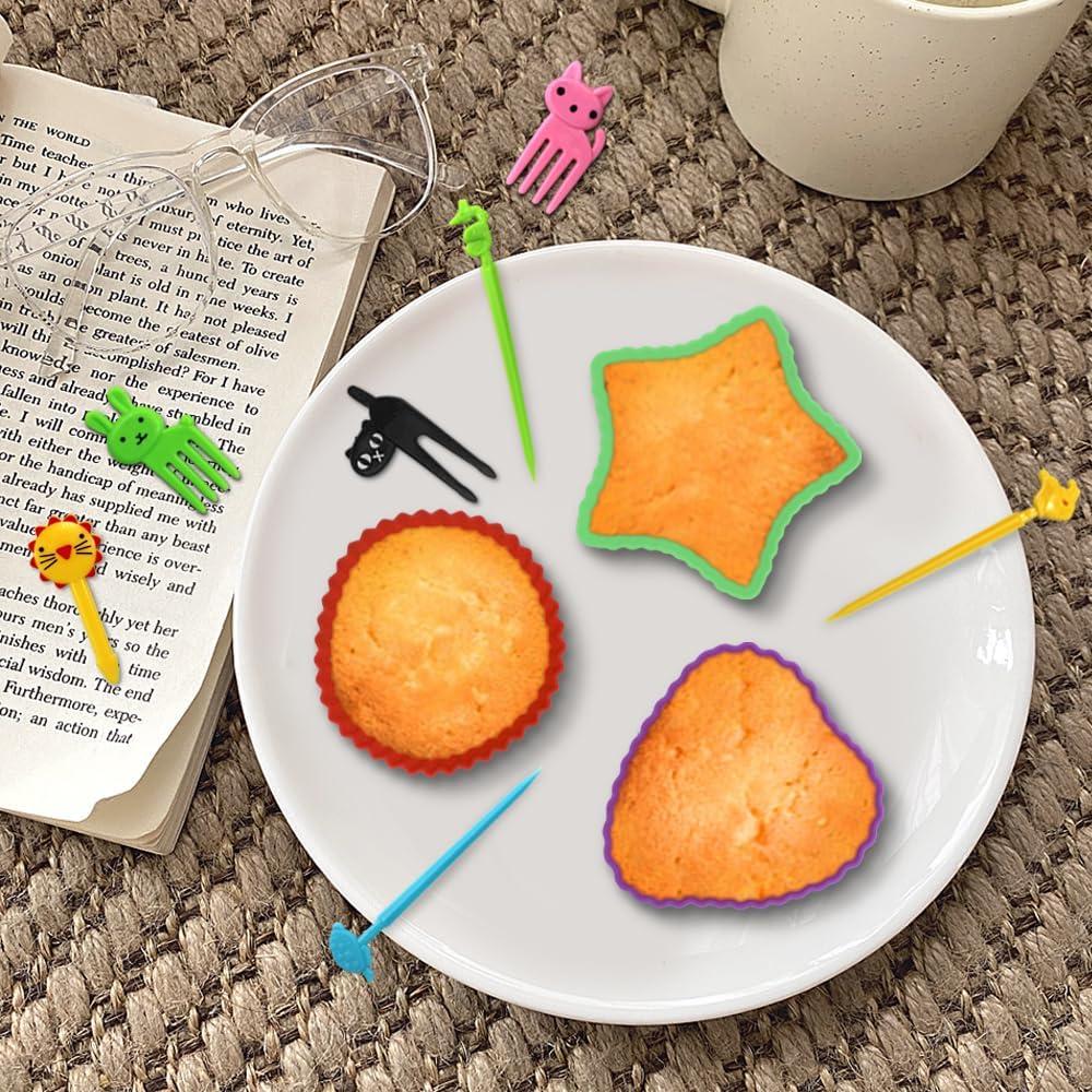 Kit de Divisores de Caja Bento 108 PCS Silicona Reutilizable