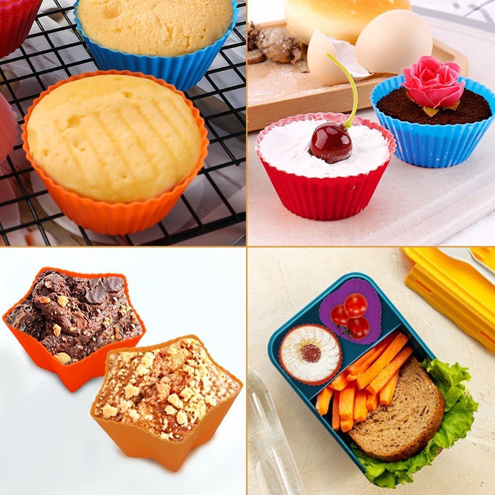 Kit de Divisores de Caja Bento 108 PCS Silicona Reutilizable