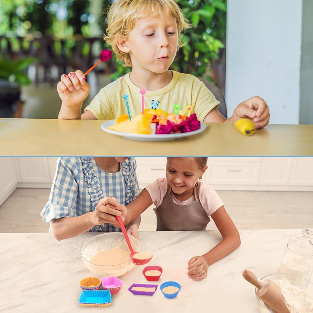 Kit de Divisores de Silicona SourceTon 70 PCS para Bento Box