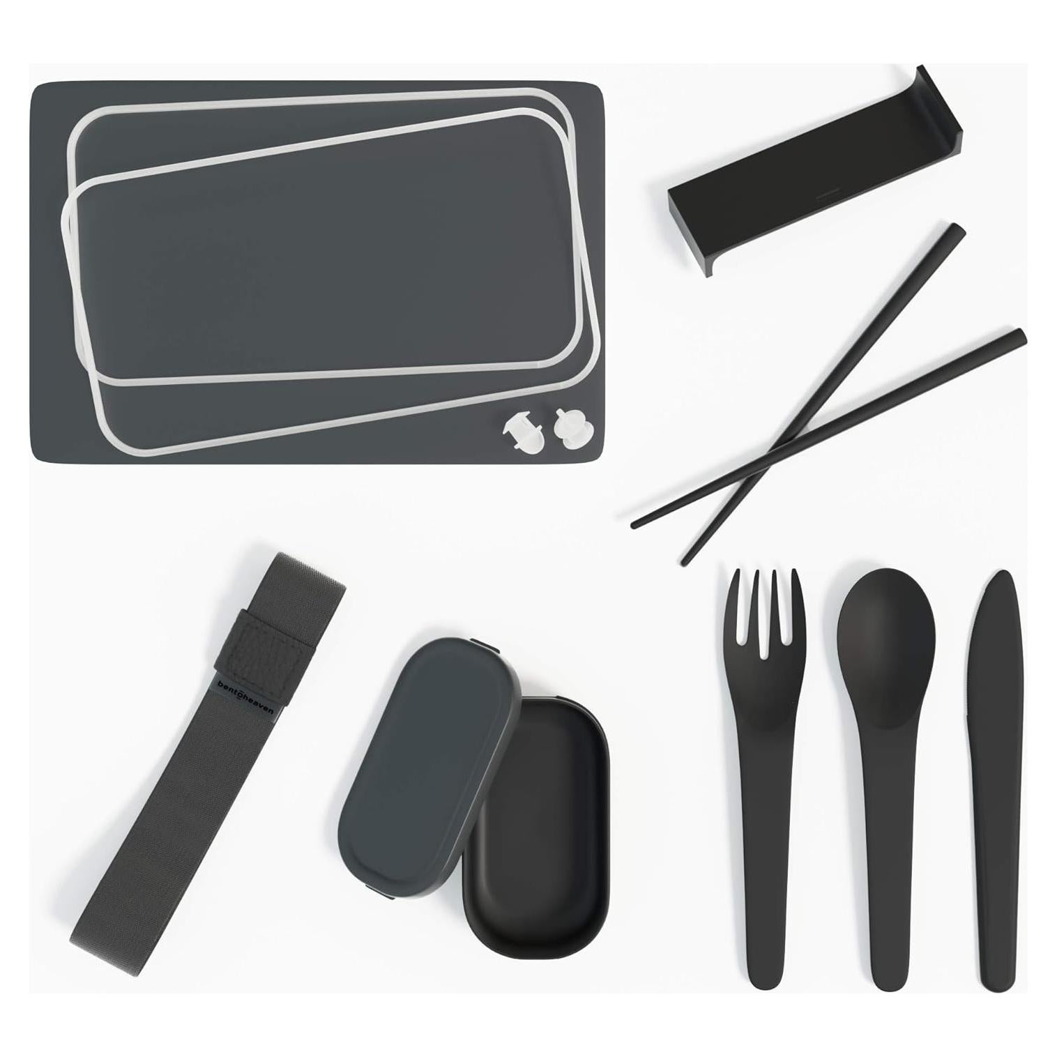 Accesorios Bento Box BentoHeaven - Cubiertos, Tazón y Más