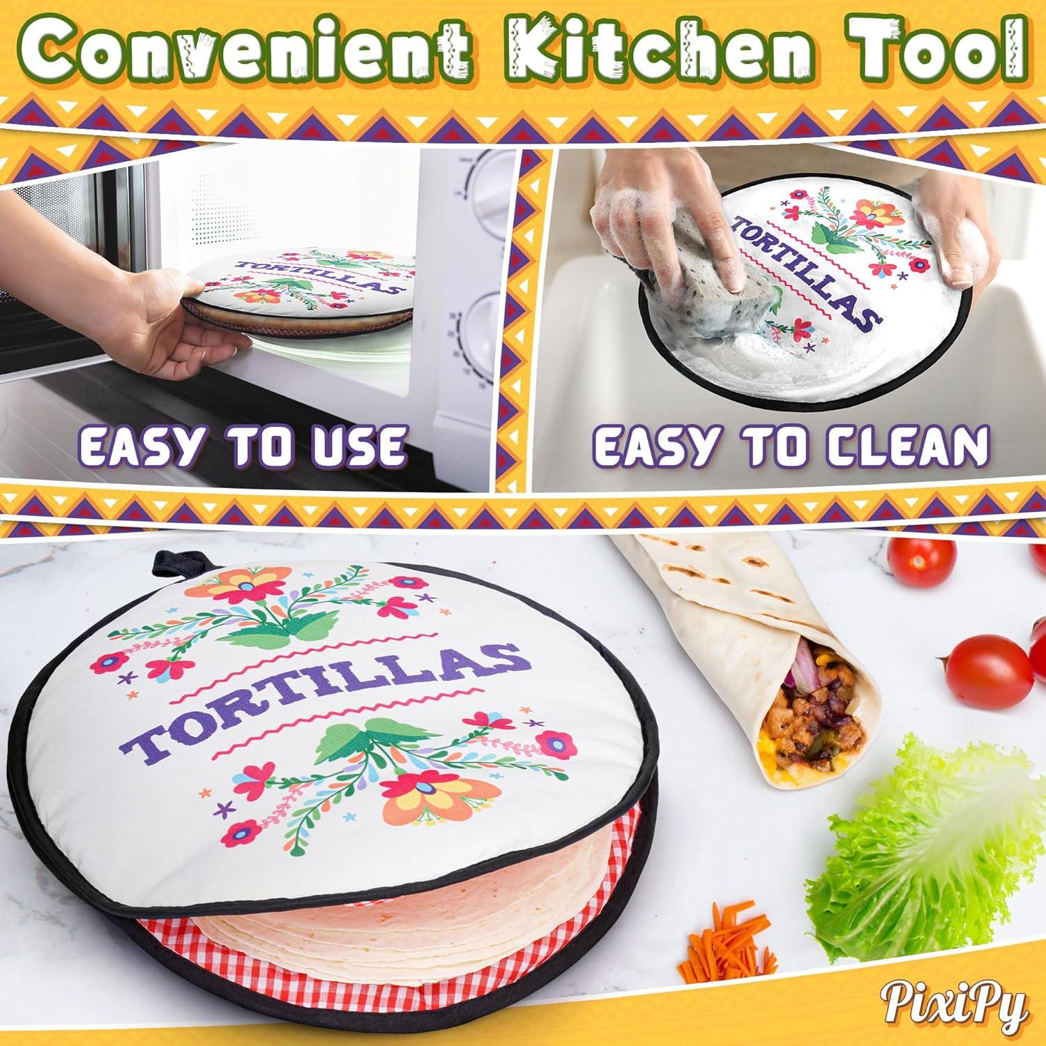 Bolsa Calentadora de Tortillas PixiPy 30.48 cm Aislada Microondas
