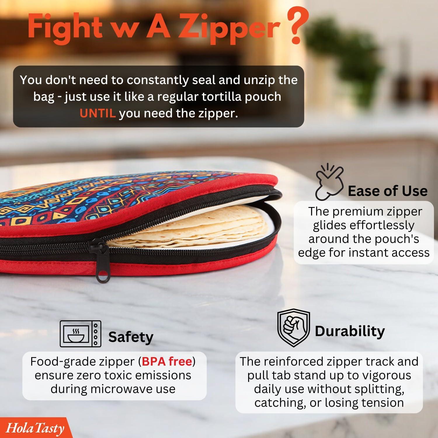 Bolsa Calentadora de Tortillas Woobud 12" (30.48 cm) Aislante