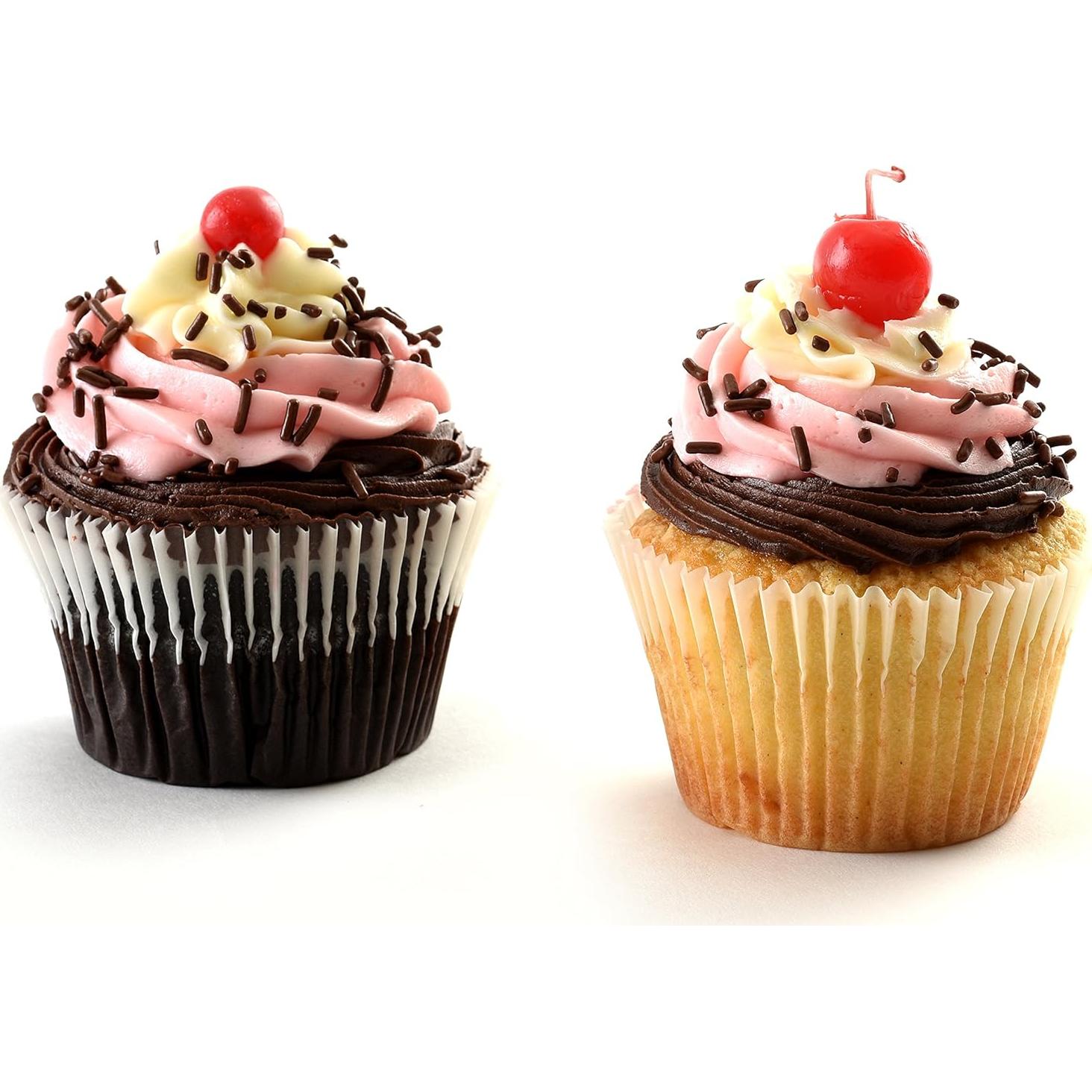 Tazas de Muffin Gigantes Norpro - Paquete de 48 Blancas