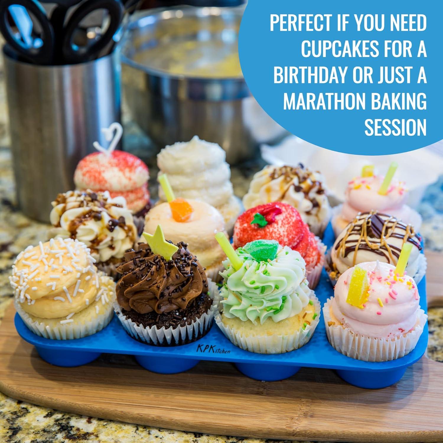 Forros de Cupcake KPKitchen Blancos 300 Unidades 6.9 cm