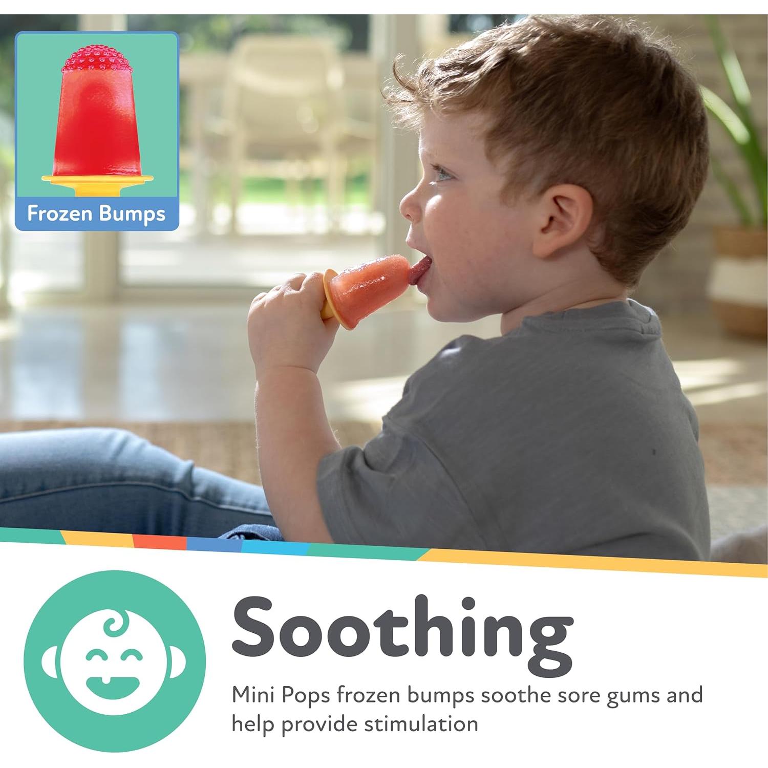 Moldes de Paletas de Silicona Nuby - 4 Unidades para Bebés 4+ Meses