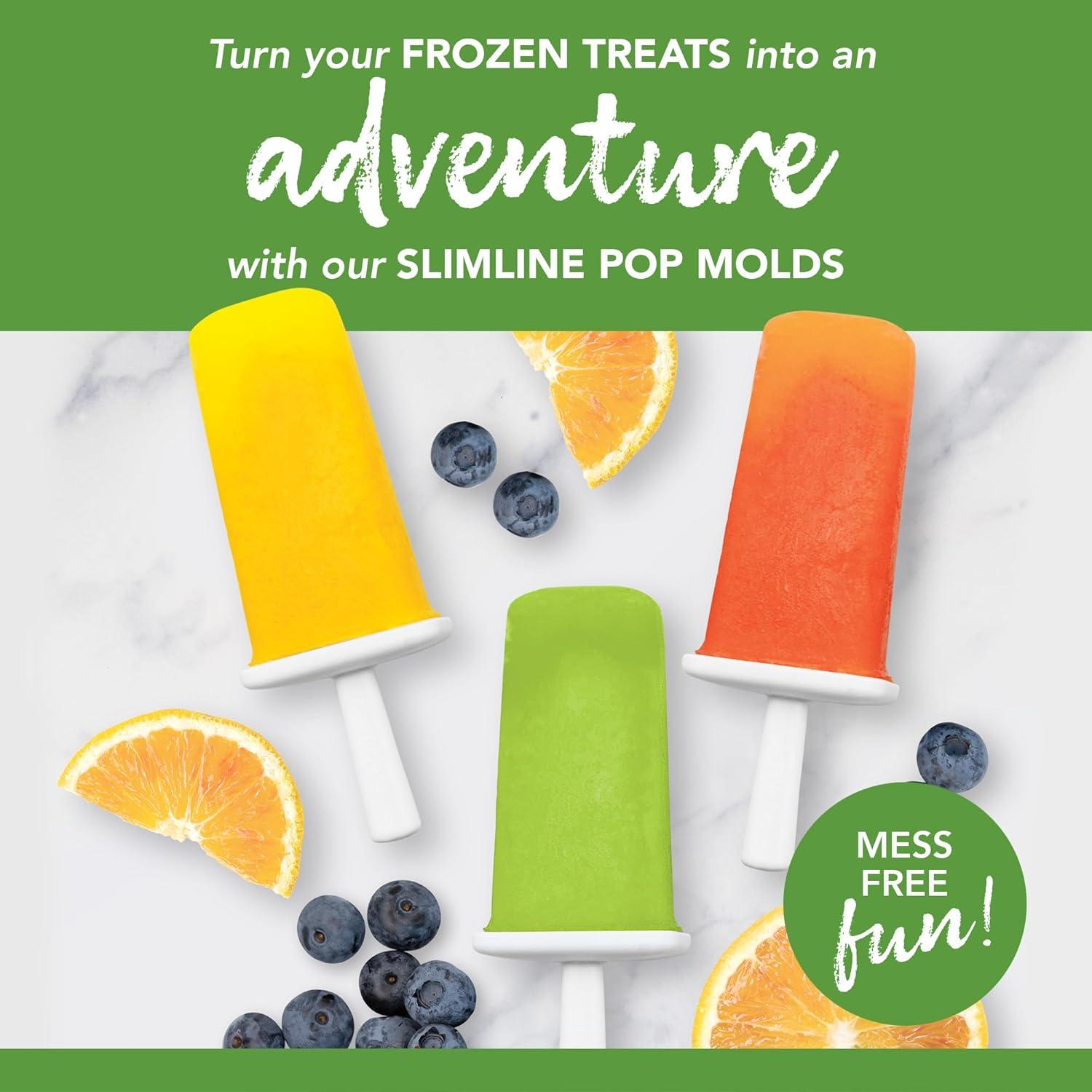 Moldes de Paletas de Silicona Tovolo 6 Cavidades Rojo Manzana