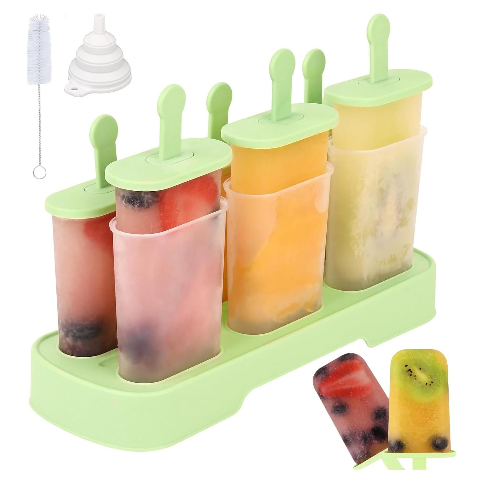 Moldes para Paletas WMKGG 6 PCS Verde, Helado Casero