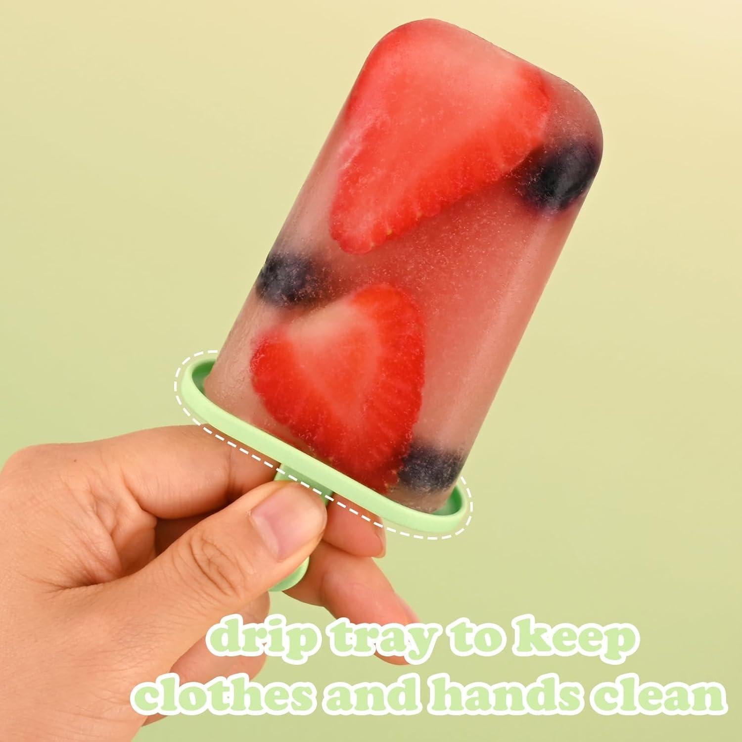 Moldes para Paletas WMKGG 6 PCS Verde, Helado Casero