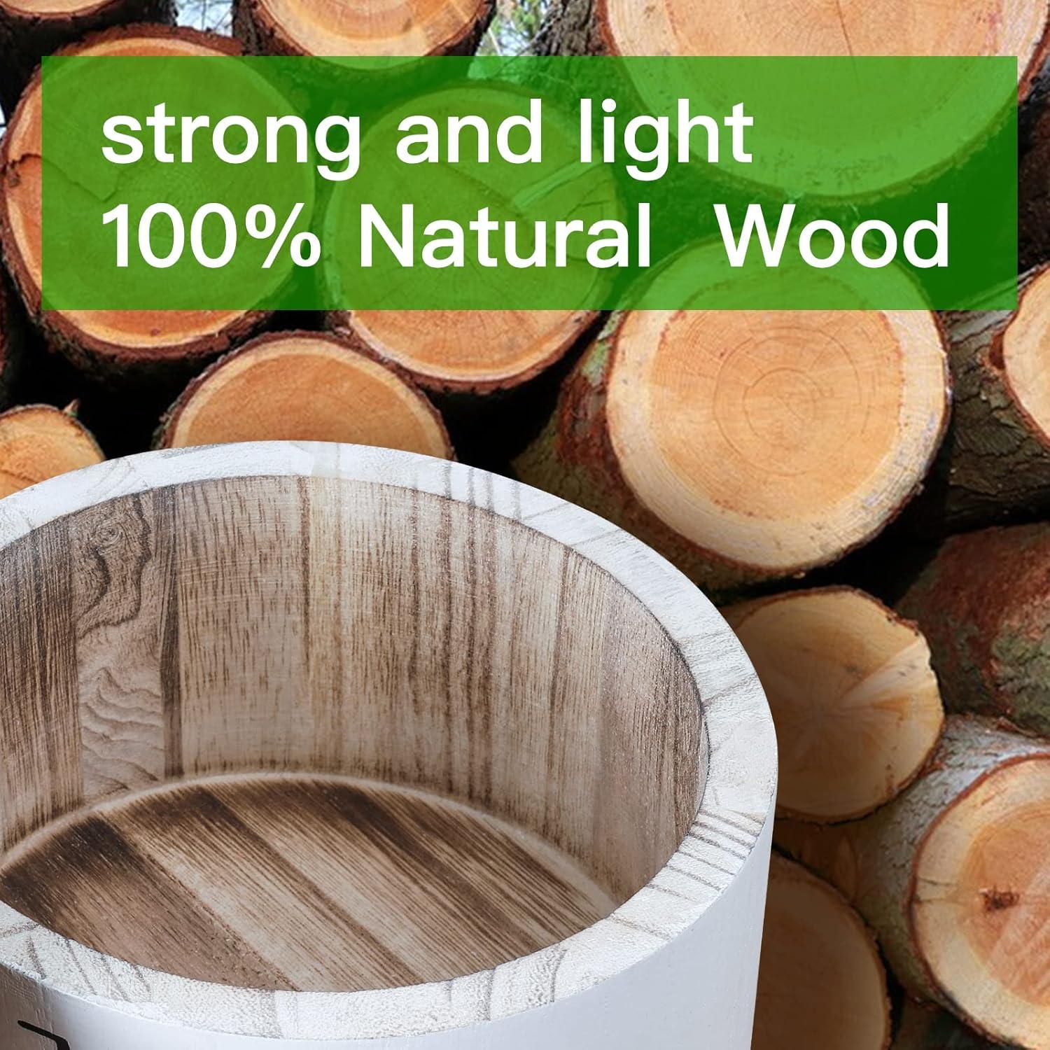 Soporte de Filtro de Café de Madera MINCORD Blanco 8.9cm