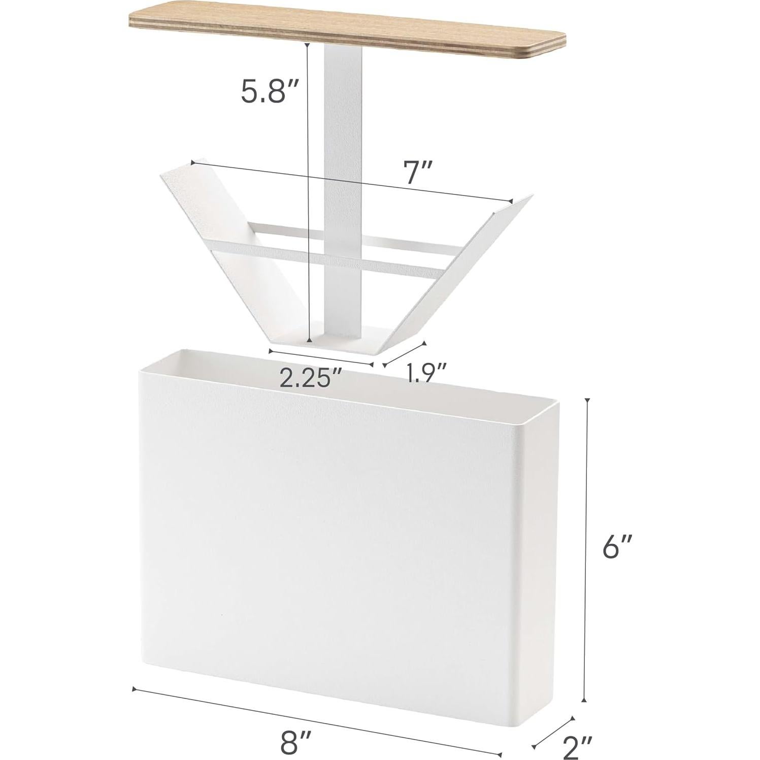 Estuche para Filtros de Café Yamazaki 3097 Acero y Madera