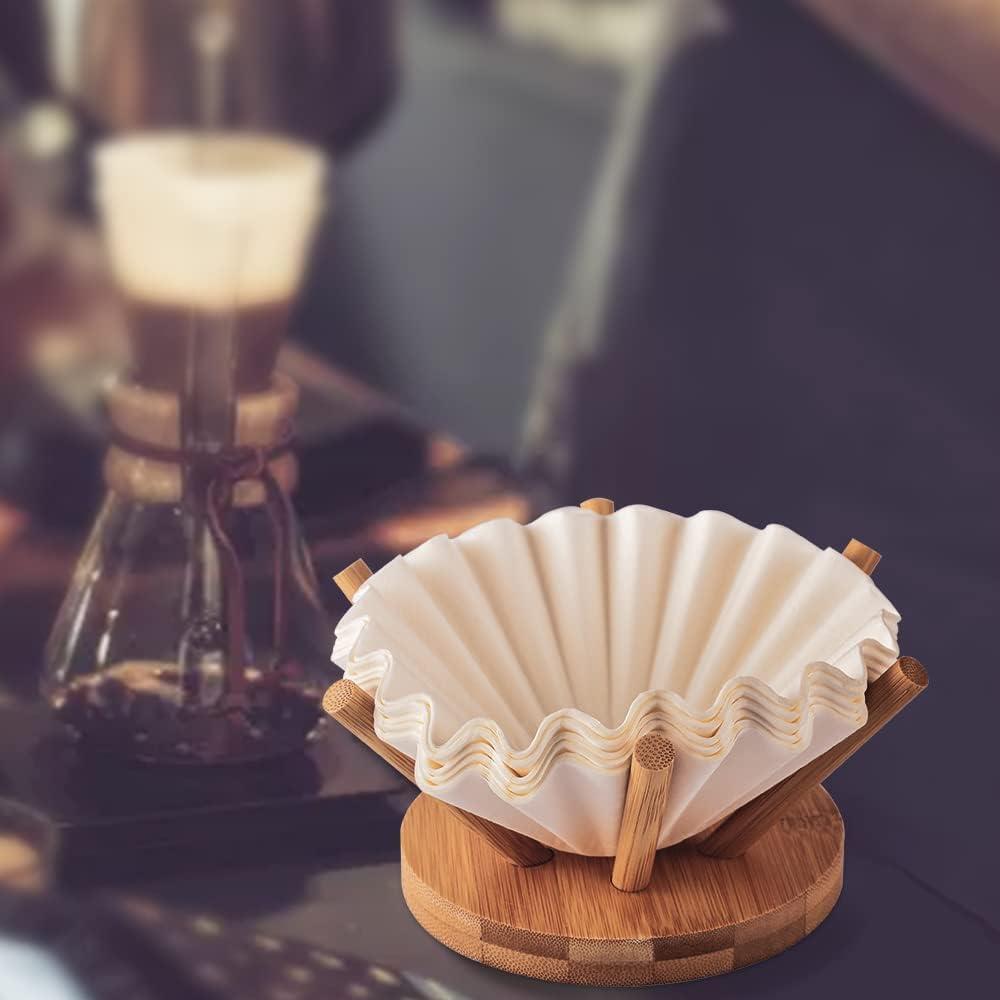 Soporte de Filtros de Café de Bambú CAFEMASY - Canasta 1-6 tazas