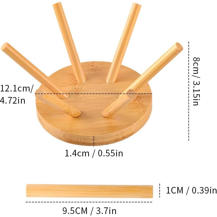 Soporte de Filtros de Café de Bambú CAFEMASY - Canasta 1-6 tazas