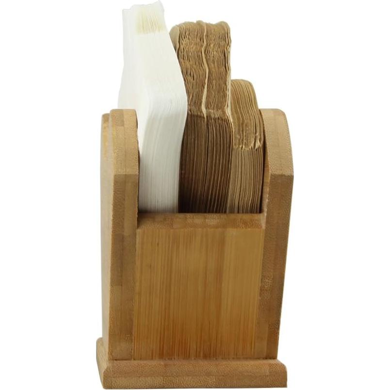 Soporte de Filtro de Café de Bambú Unibene - Organizador Cuadrado