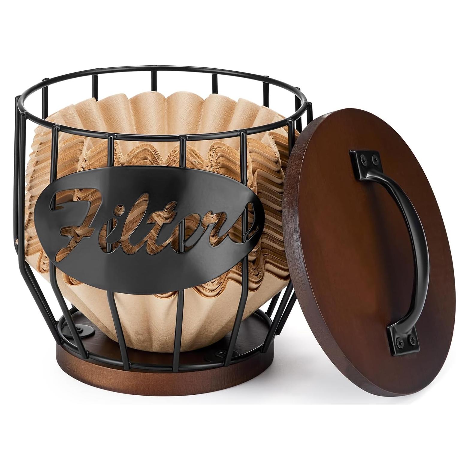 Soporte para Filtros de Café Yangbaga, Almacenamiento 2-4 Tazas