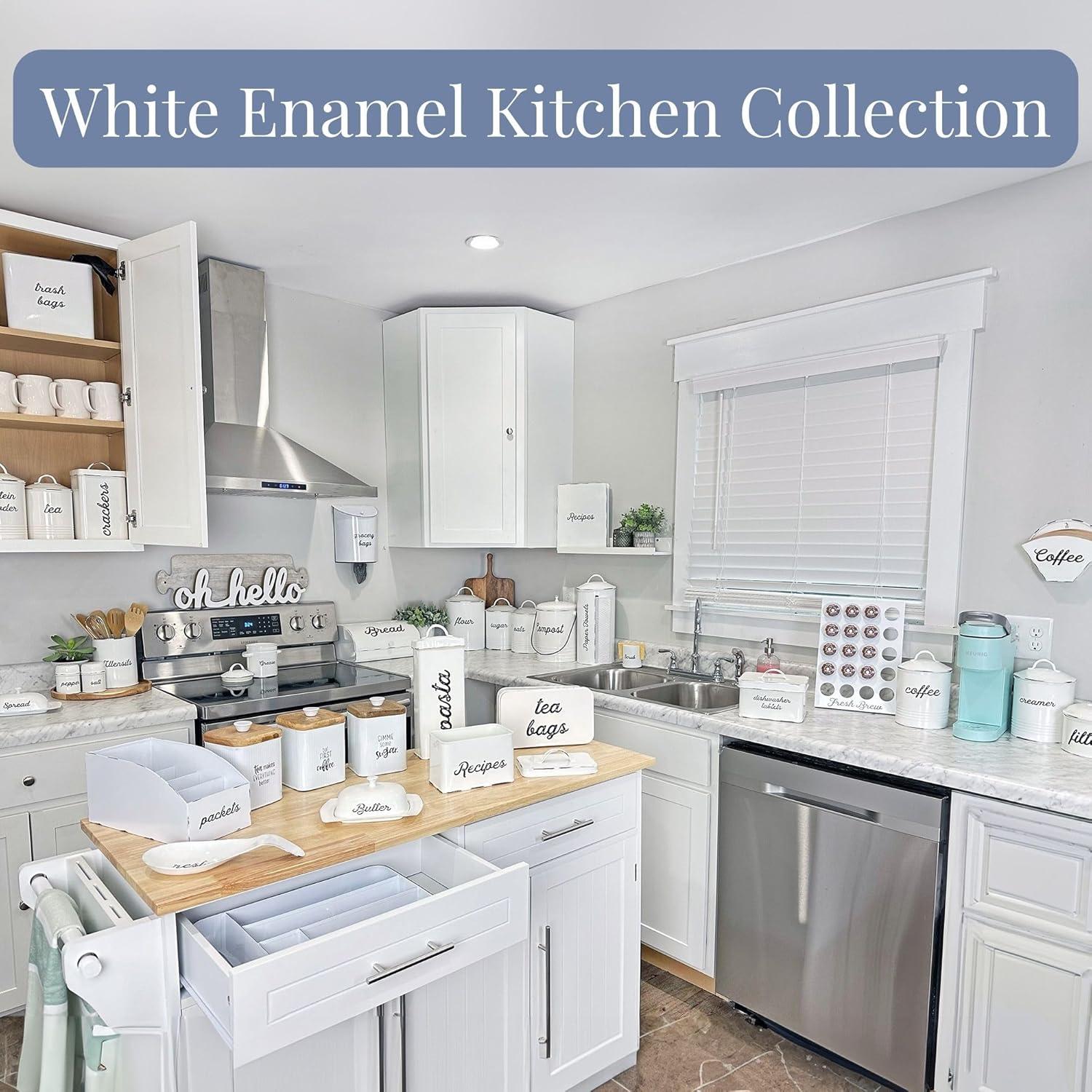 Soporte para Filtros de Café AuldHome Blanco 8/12 Tazas