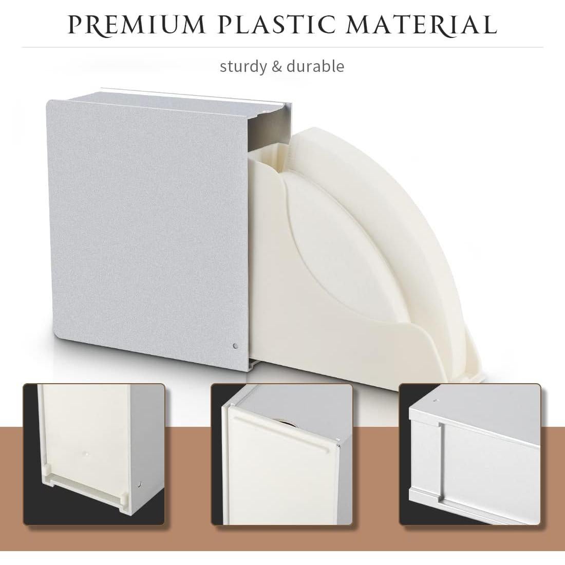 Soporte de Filtro de Café CAFEMASY - Organizador Plateado para 100 Filtros