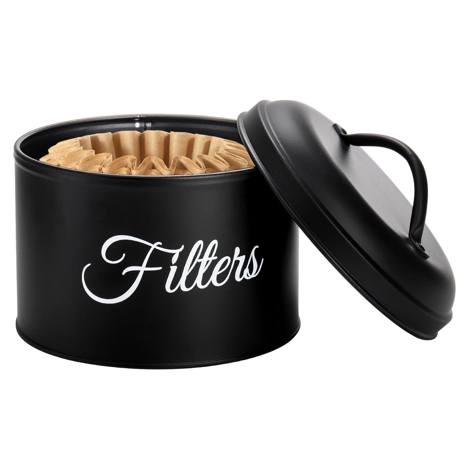 Soporte para Filtros de Café Suwimut Redondo 15x16 cm Negro