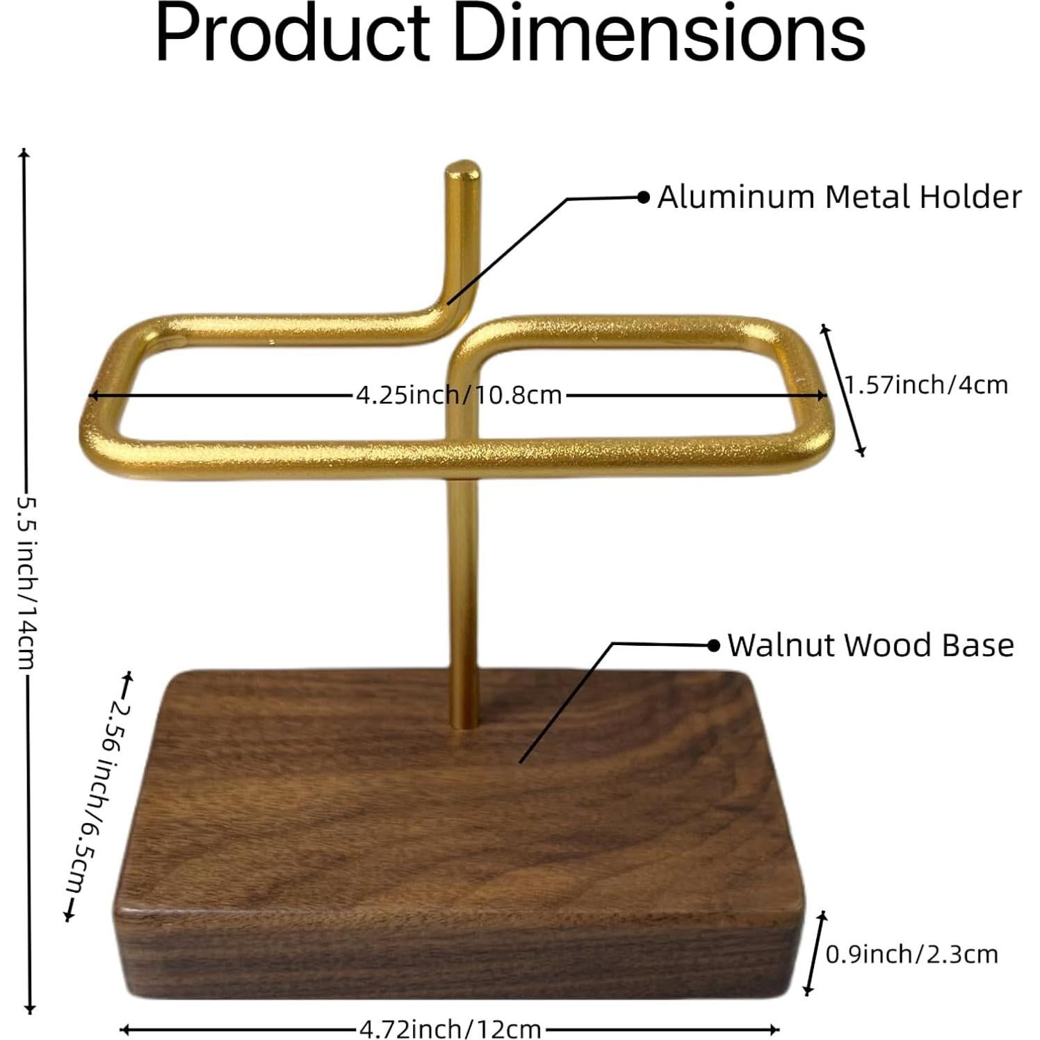 Soporte de Filtro de Café de Madera de Nogal Breewenf