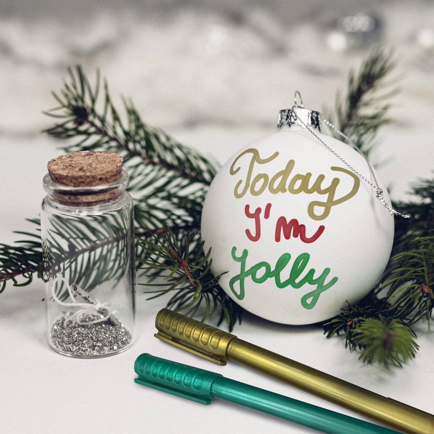 Marcadores de Copas de Vino LuLu - 6 Bolígrafos Metálicos