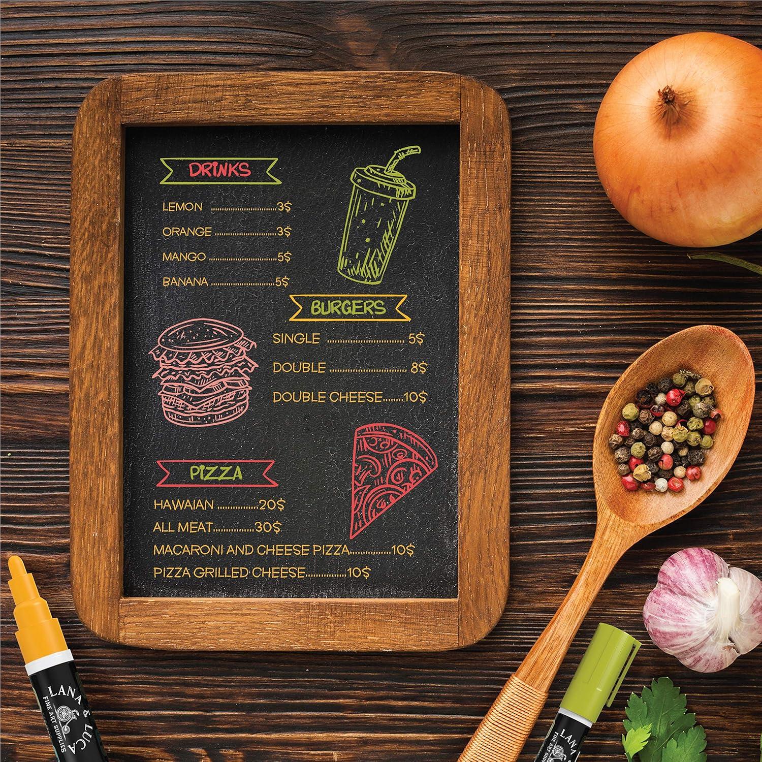 Marcadores de Tiza Líquida LANA & LUCA Multicolor 8 Unidades