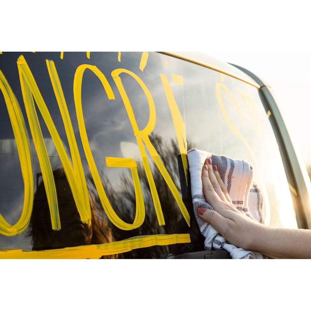 Marcador de Tiza Líquida para Vidrio Negro - Punta Fina 5mm