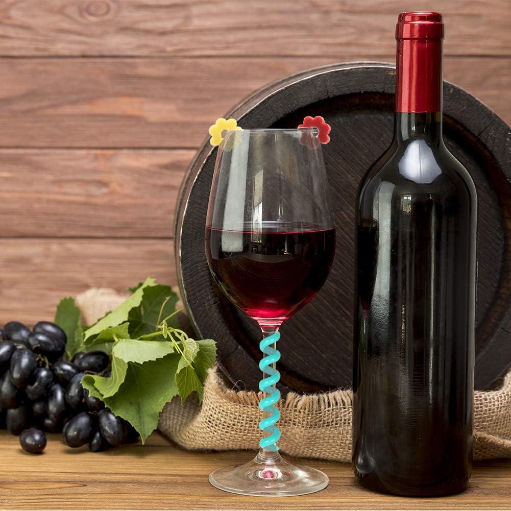 30 Marcadores de Bebida de Silicona Jolbndcv - Colores Brillantes