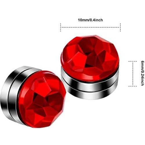 12 Marcadores de Copas de Vino Cristales Magnéticos Boao