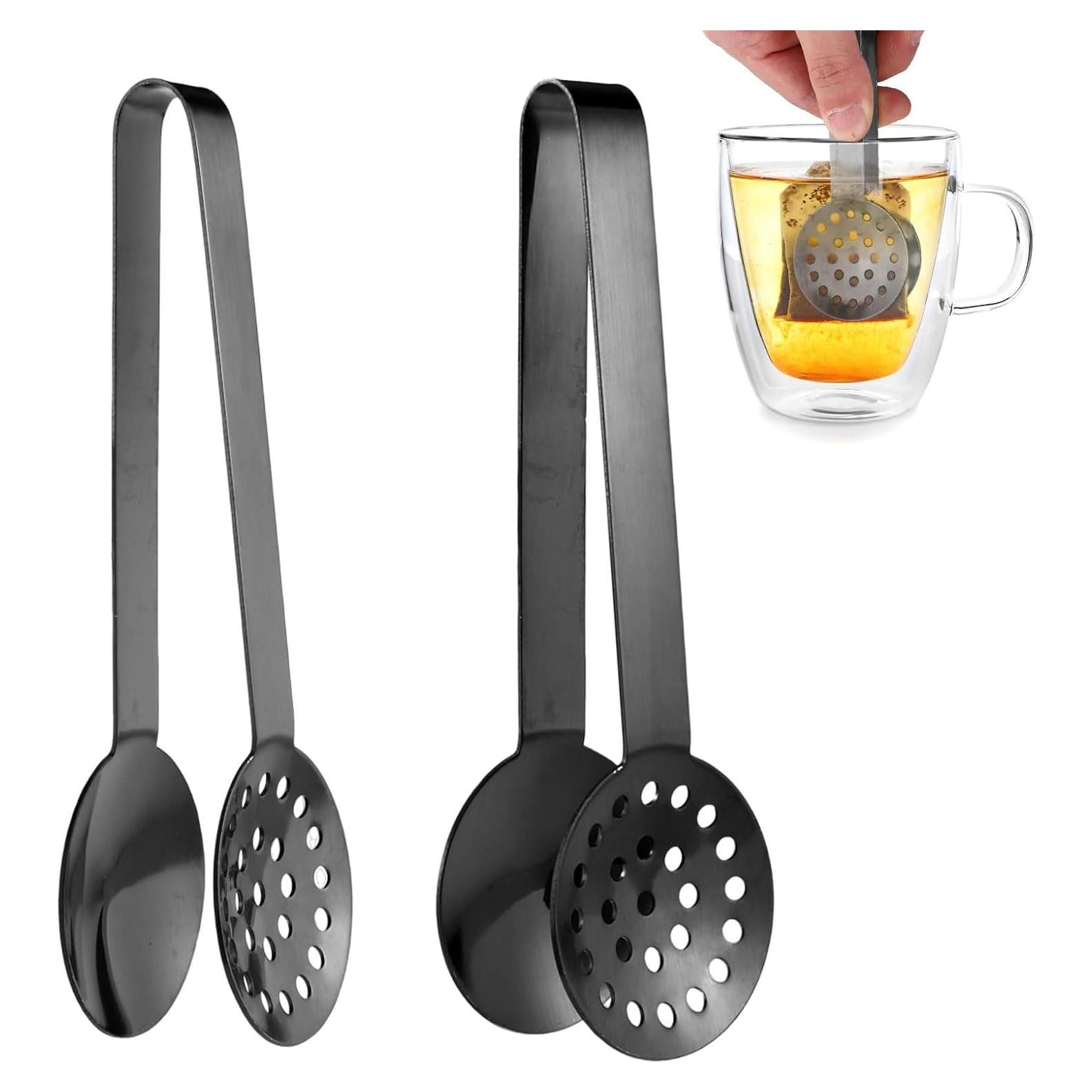 Pinzas para Bolsas de Té Gosknor Acero Inoxidable 15.3cm 2 Pcs