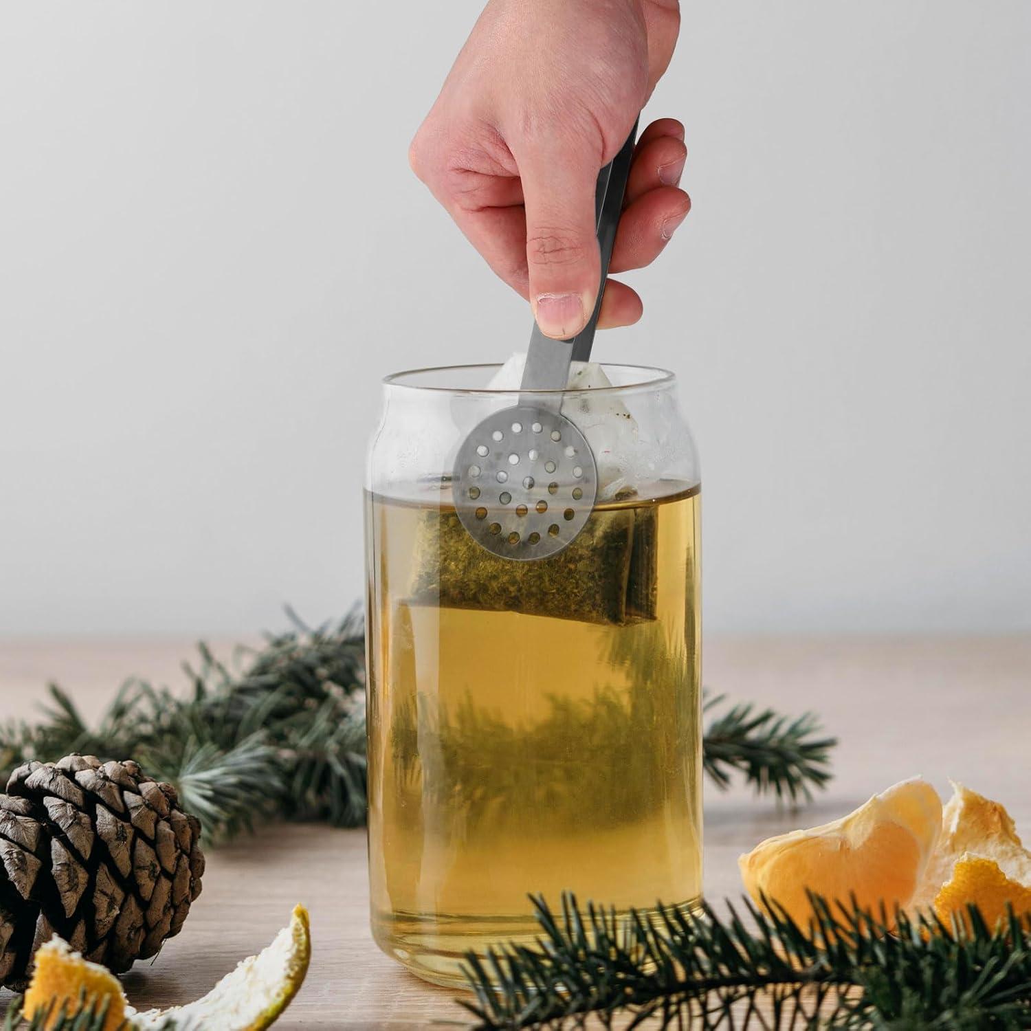 Pinzas para Bolsas de Té Gosknor Acero Inoxidable 15.3cm 2 Pcs