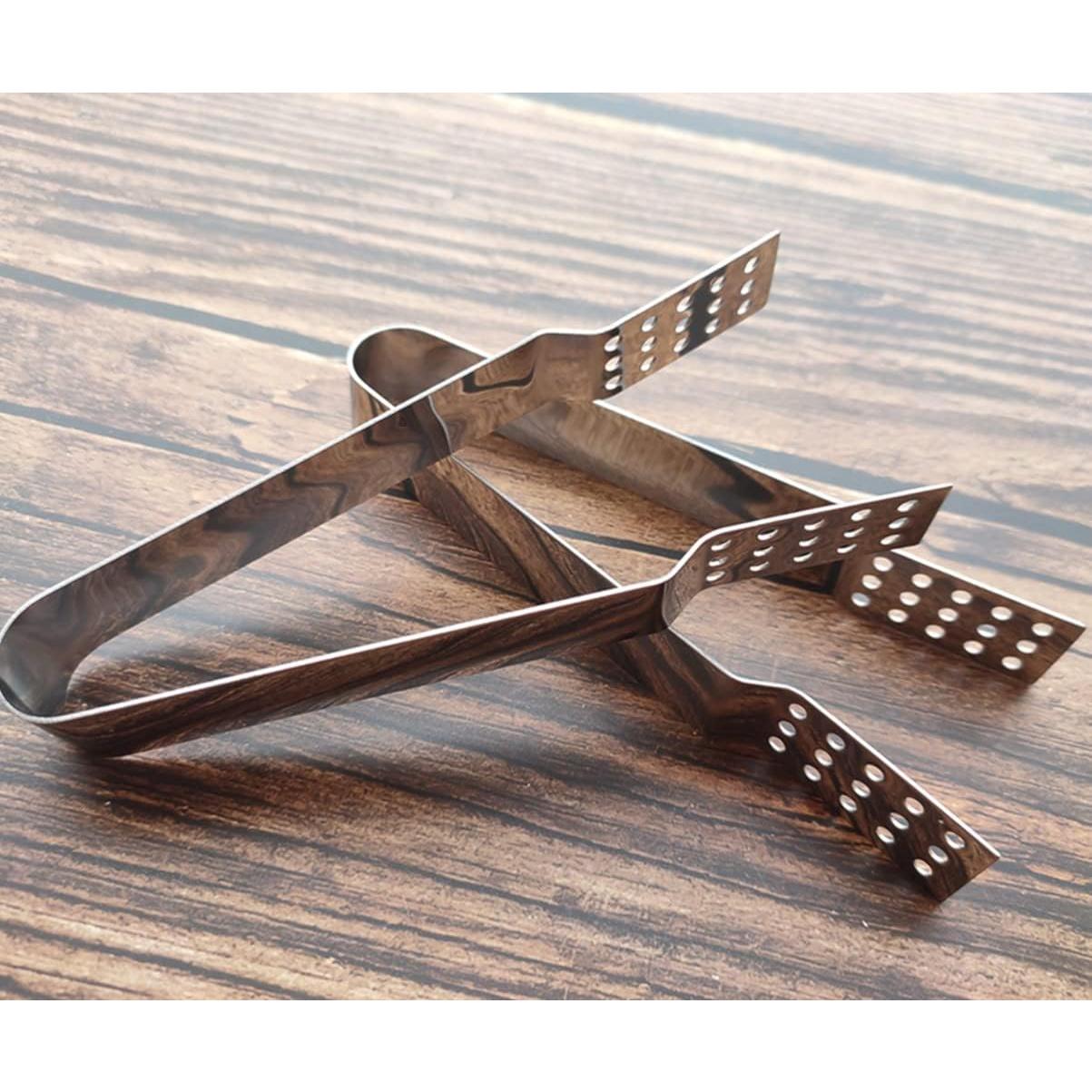 Paquete de 2 Pinzas para Bolsas de Té Acero Inoxidable Honkenda