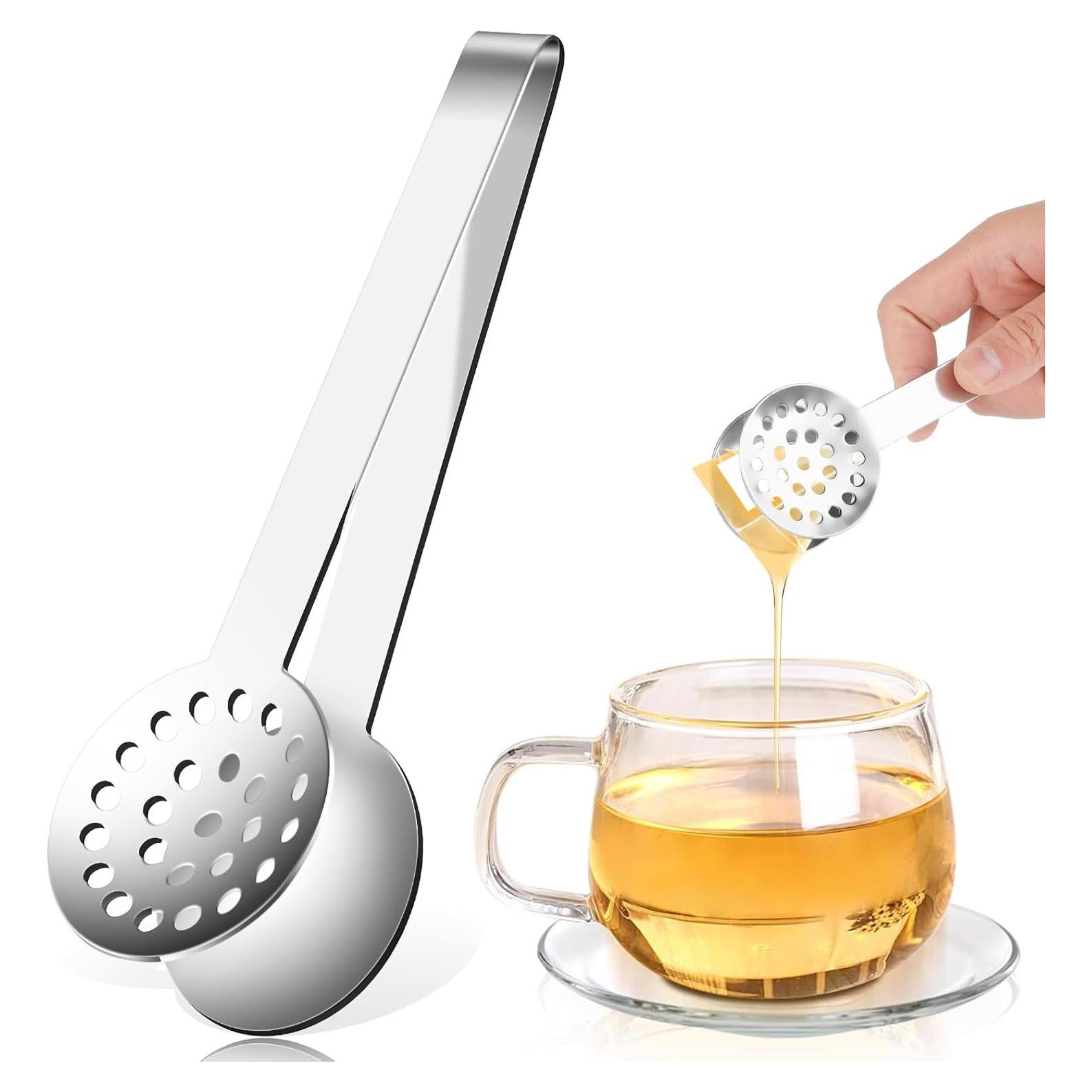 Exprimidor de bolsas de té Aeaocvo de acero inoxidable 15.4cm