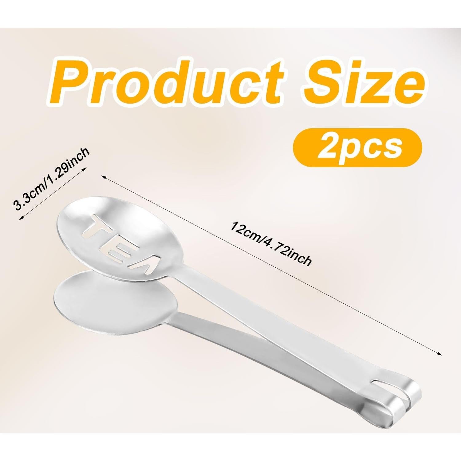 Exprimidor de bolsas de té 2 piezas XIHIRCD acero inoxidable