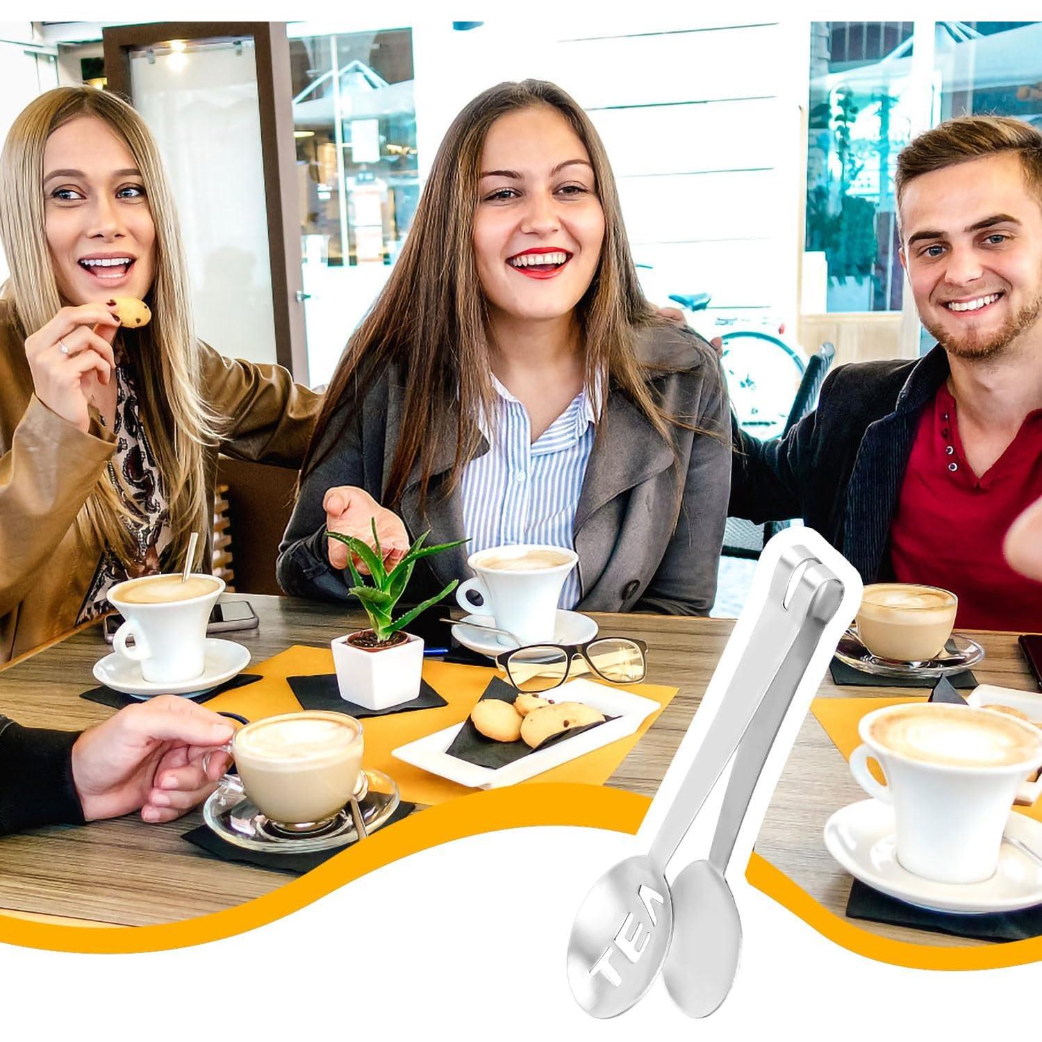 Exprimidor de bolsas de té 2 piezas XIHIRCD acero inoxidable