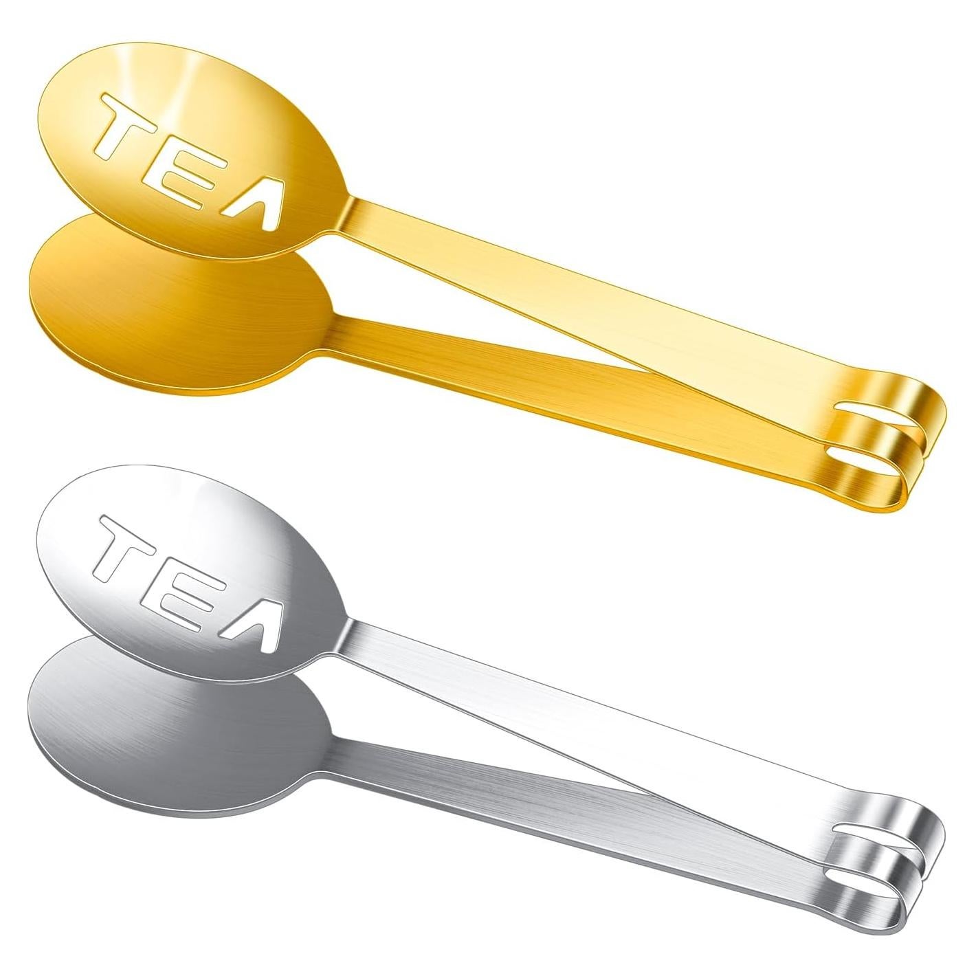 Paquete de 2 Pinzas de Acero Inoxidable Sliverdew 12cm