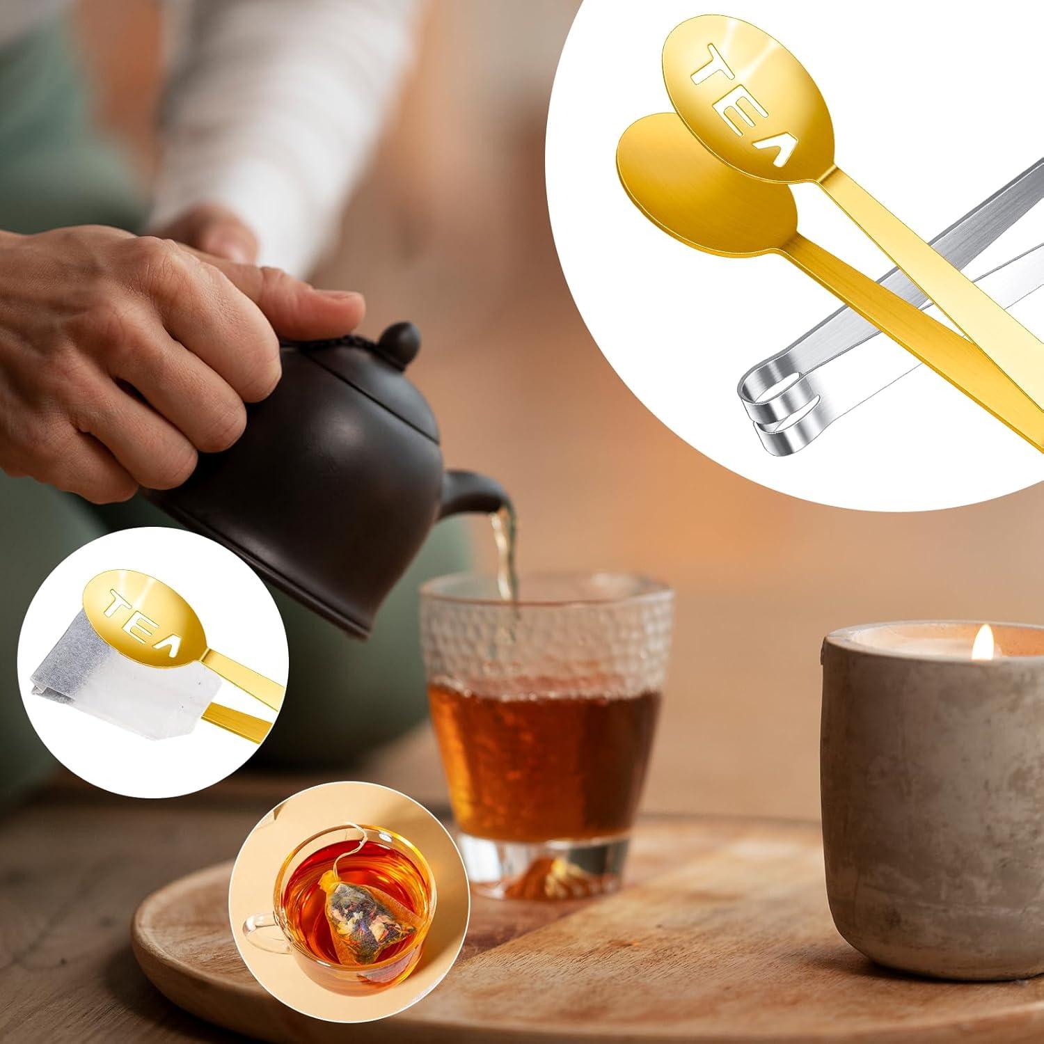 Paquete de 2 Pinzas de Acero Inoxidable Sliverdew 12cm