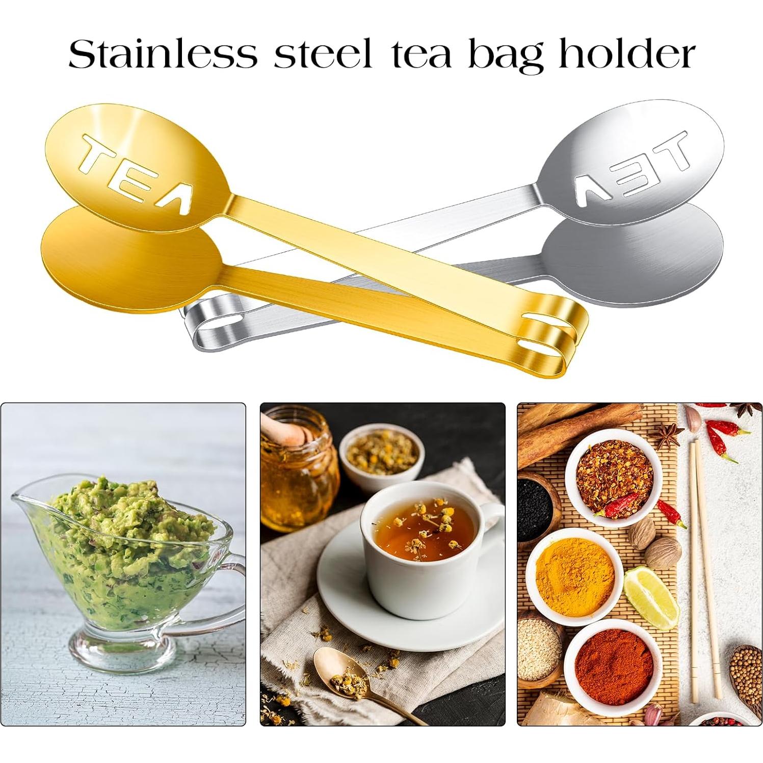 Paquete de 2 Pinzas de Acero Inoxidable Sliverdew 12cm