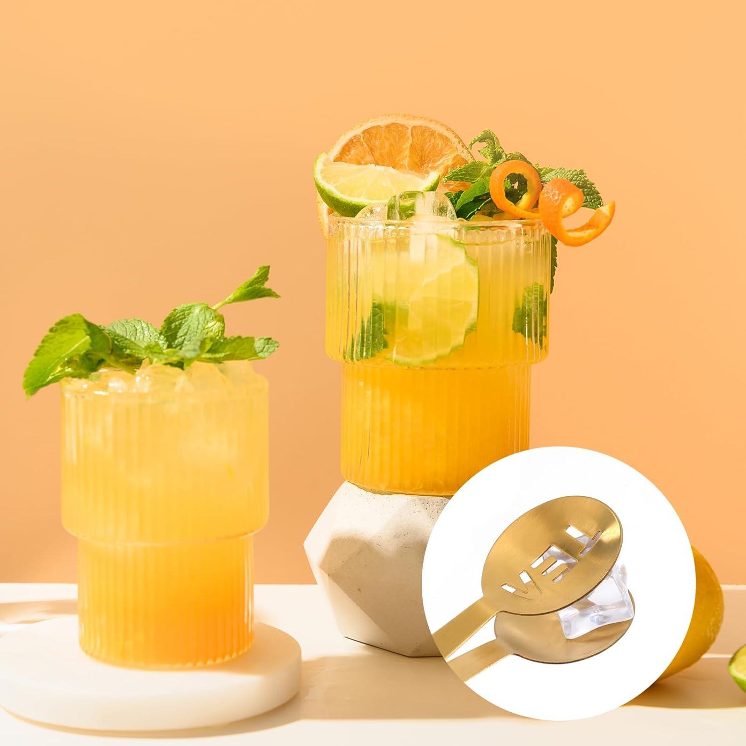 2 Clips Exprimidores de Bolsa de Té FdcLixuvol Acero Inoxidable