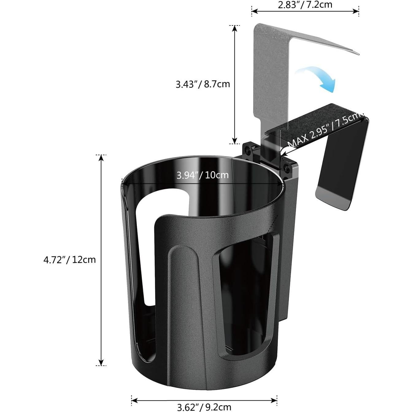 Soporte para Taza de Coche LITTLEMOLE LM778 Negro 1.18L