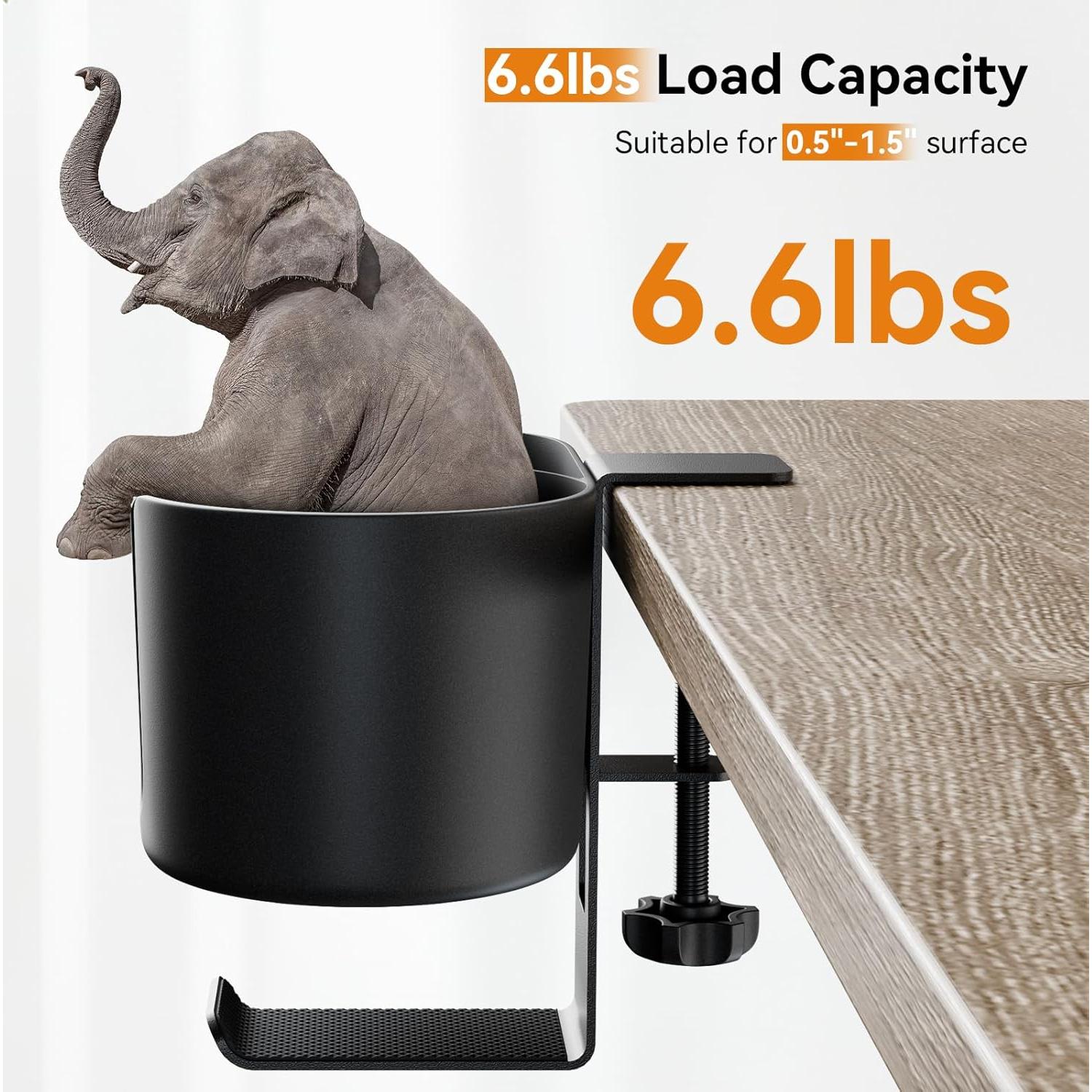 Soporte para Taza de Escritorio Fervidus 2 en 1 con Gancho