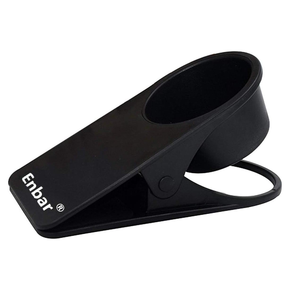 Soporte para Taza de Bebida Enbar Negro Clip para Mesa