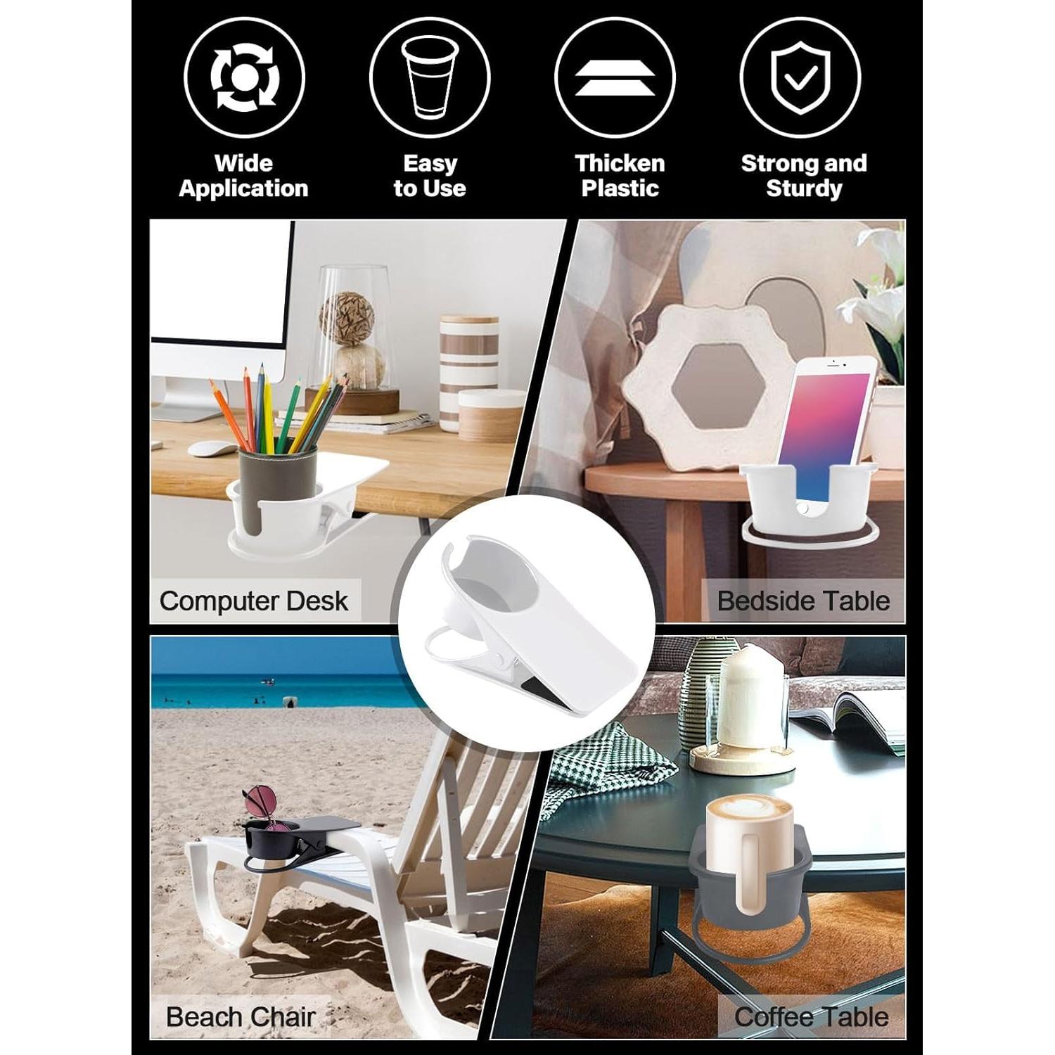 Soporte para Tazas Kalolary 3PCS Clip para Escritorio