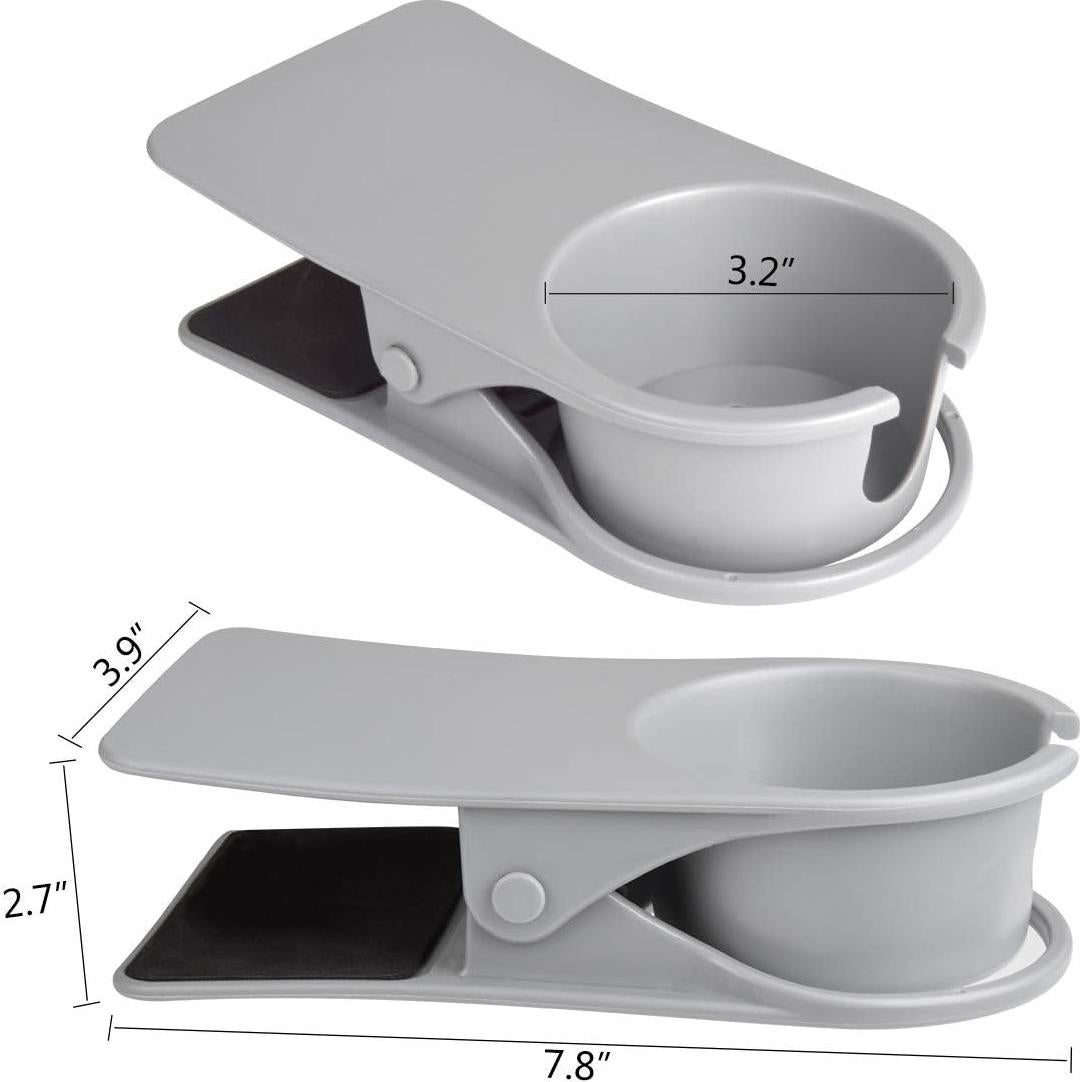 Soporte para Taza de Escritorio EMXGB Gris - Clip Multifuncional